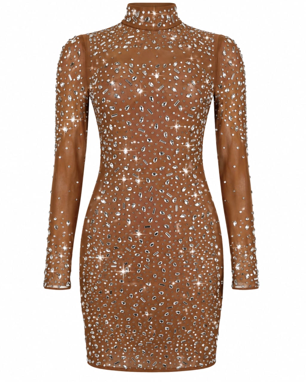 Robe Cristal transparente à strass