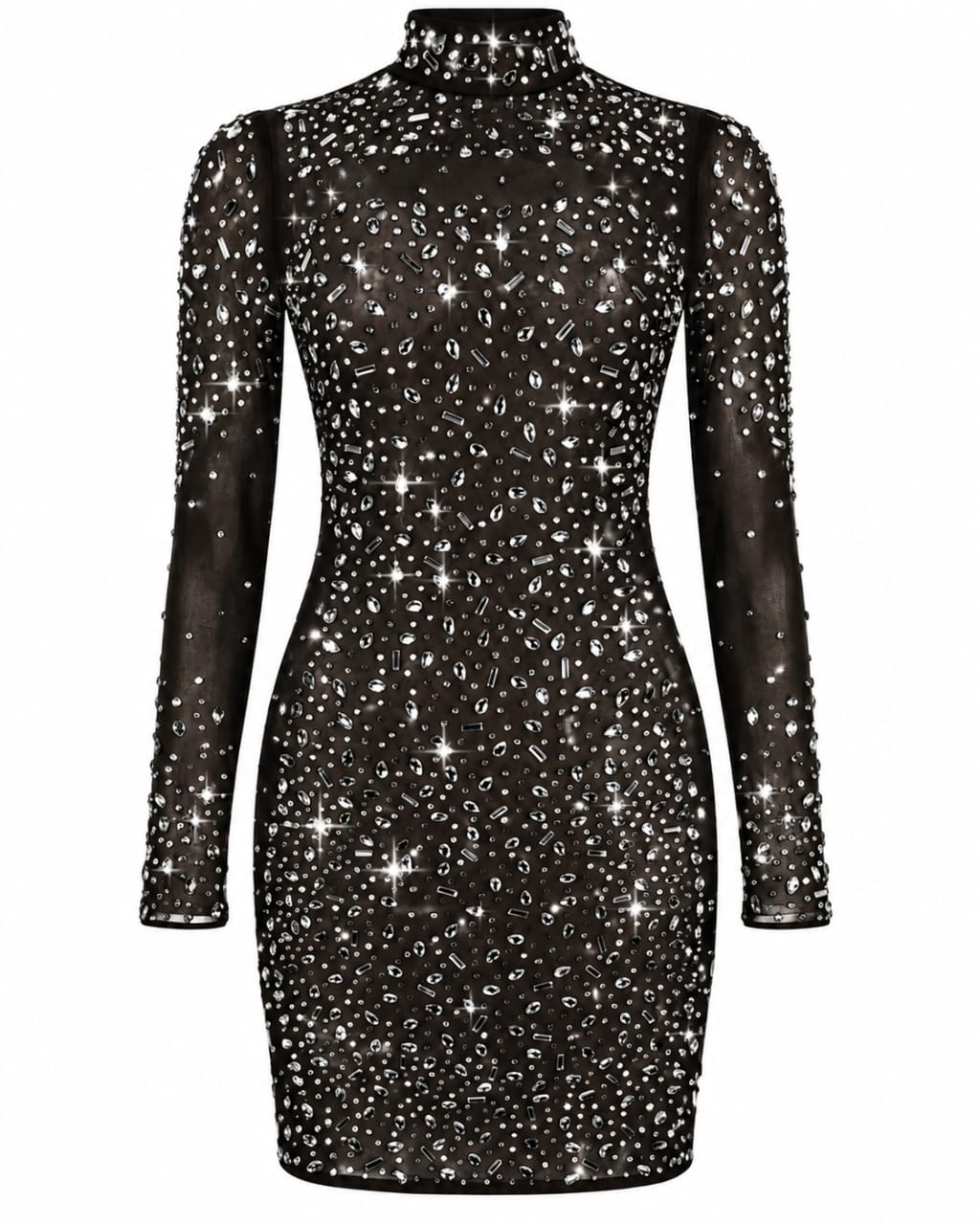 Robe Cristal transparente à strass
