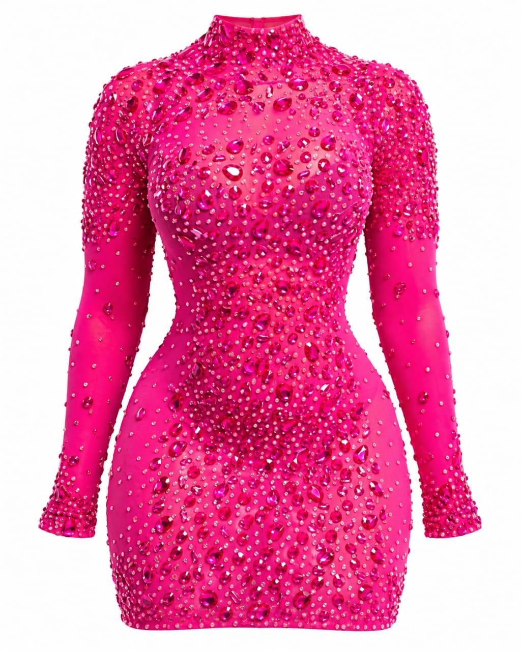 Robe Éclat à strass